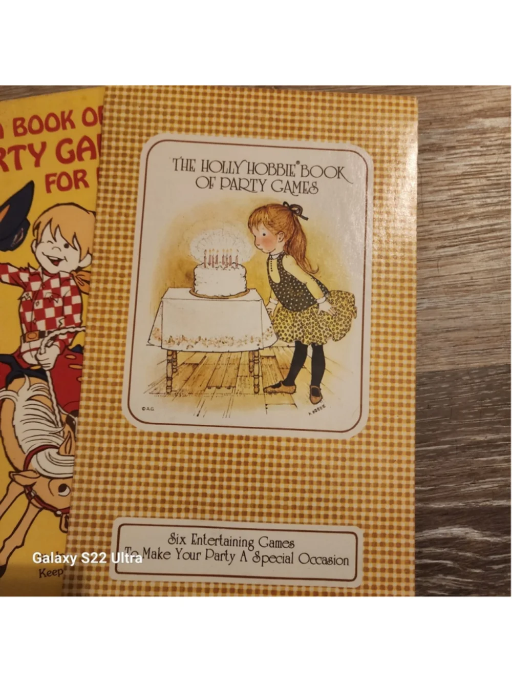 Vintage Party Games Booklets - 3. Holly Hobbie, Mother's Helper, Party Games/Boy